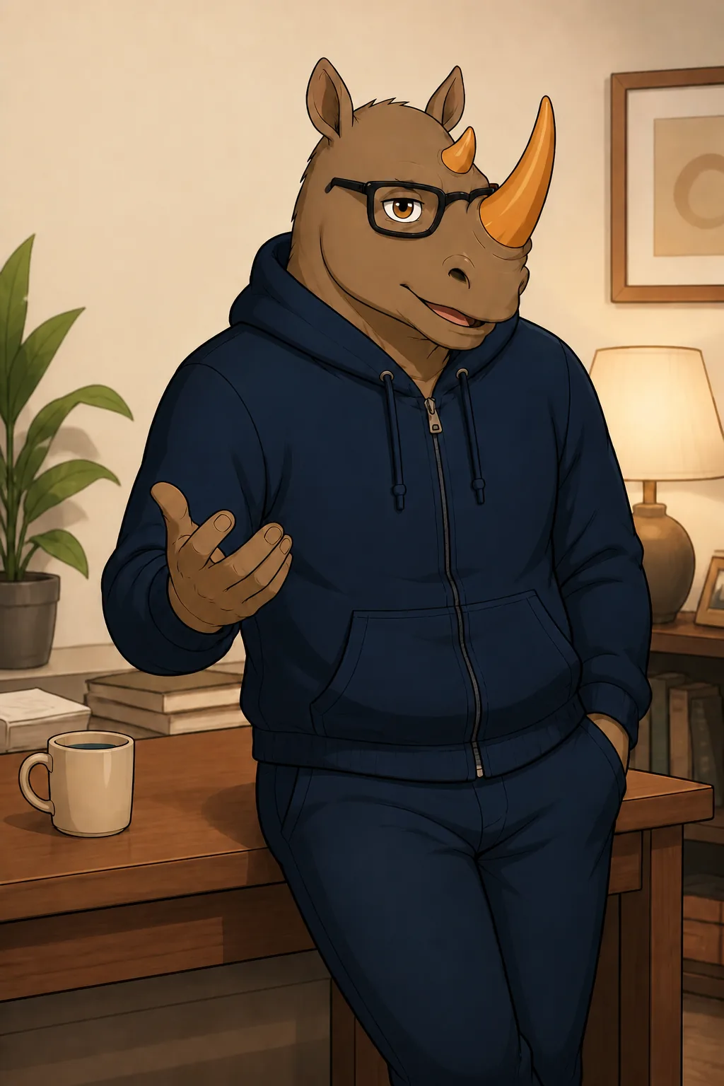 The Rhino explaining one rule