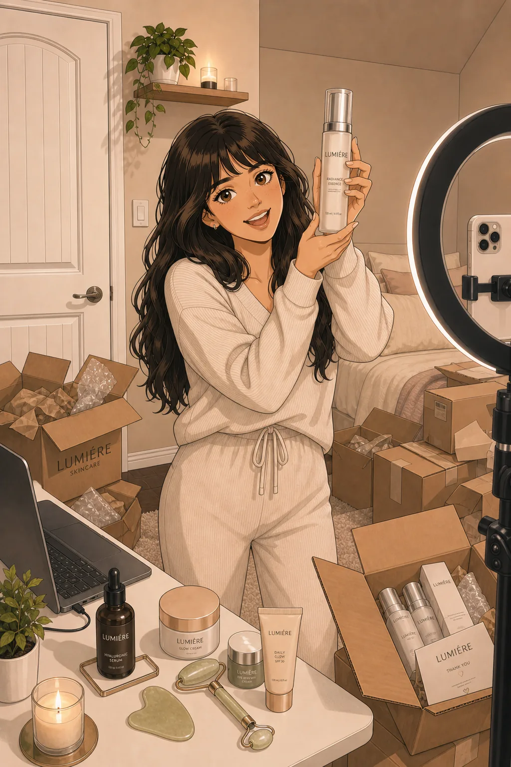 Webtoon Sophia encountering the mistake
